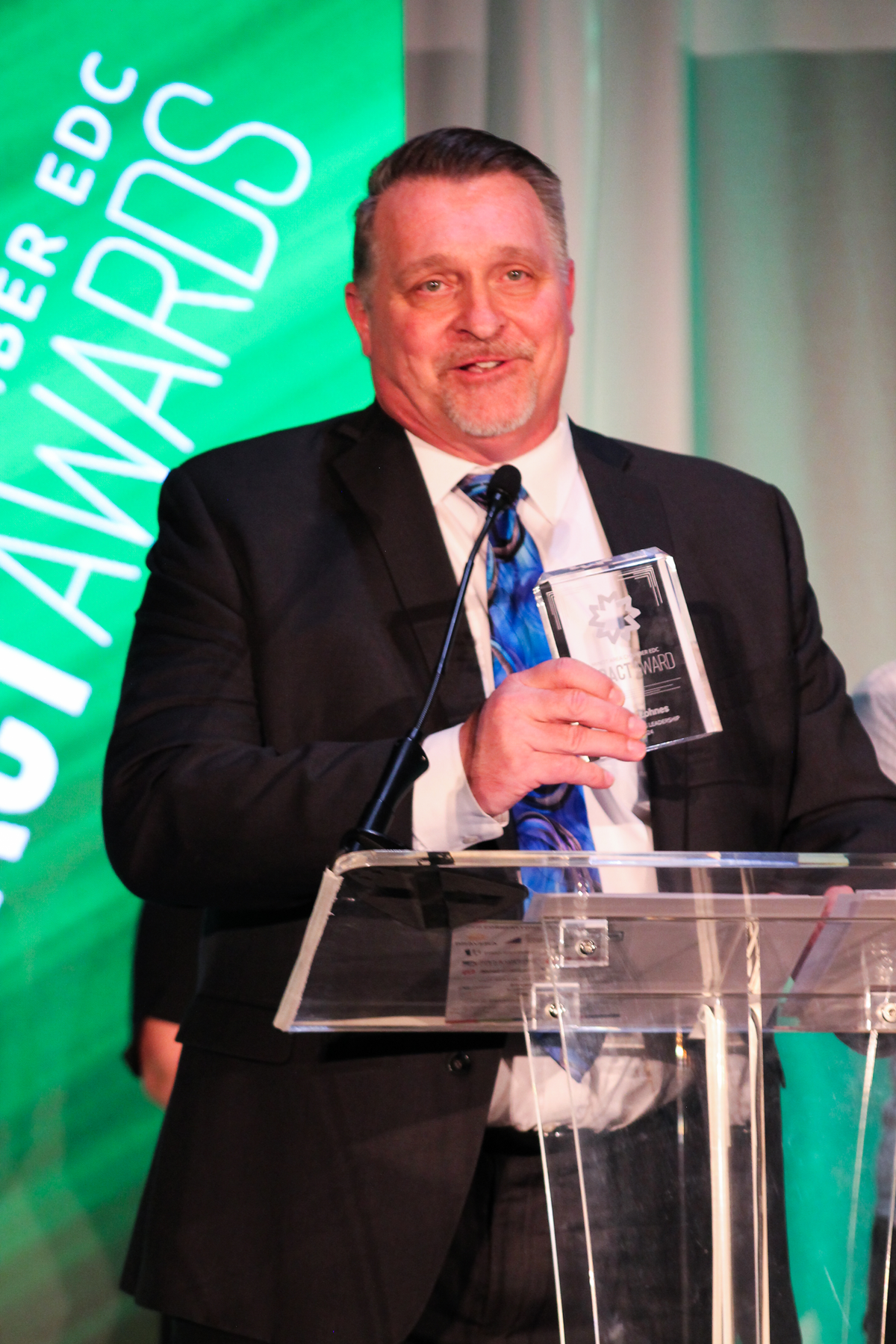 Brent Lohnes, General Manager of HESS Corporation, Winner of the Impact Award for Outstanding Leadership 