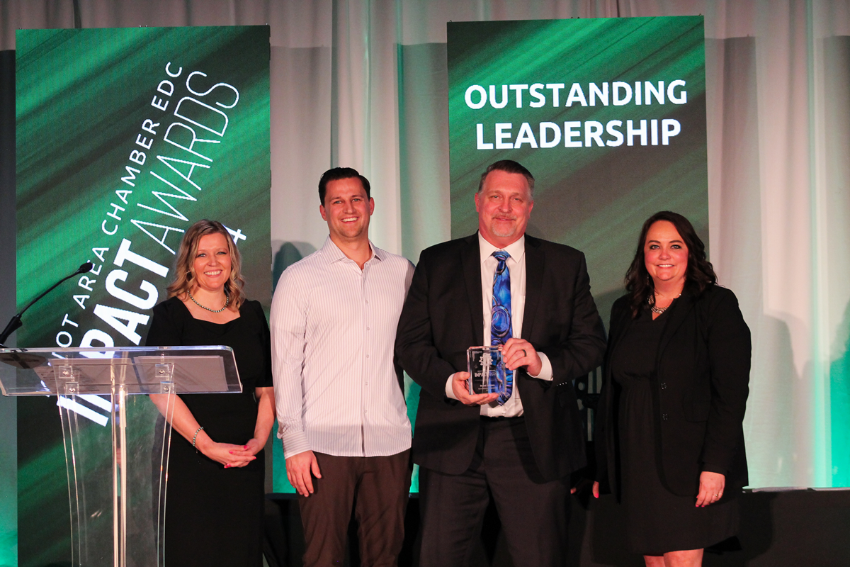 Brent Lohnes, General Manager of HESS Corporation, Winner of the Impact Award for Outstanding Leadership 