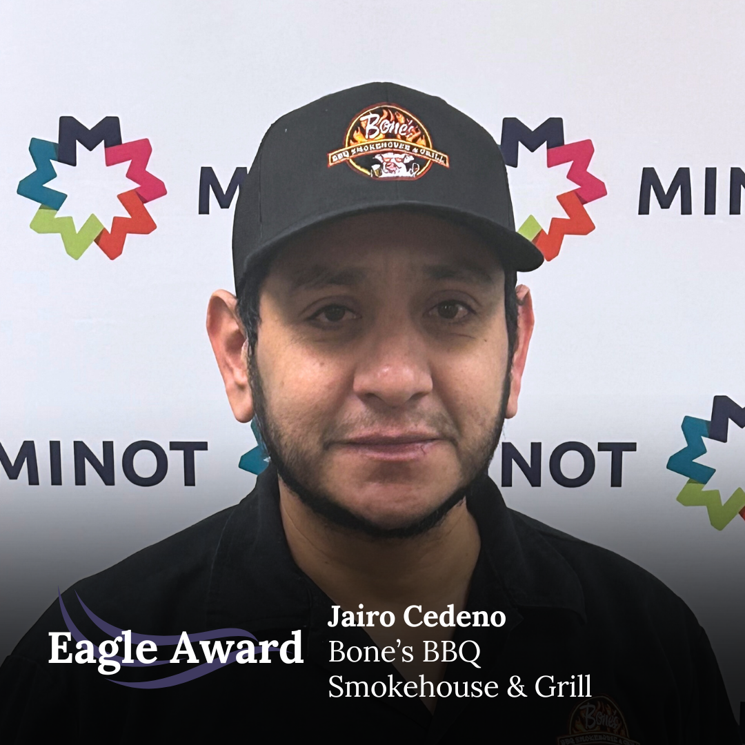 Jairo made an incredible impression on his nominator when he was the server for their family at Bones’s BBQ Smokehouse & Grill. Even though their children ordered off the kid’s menu, one of them asked their parents if they could have one of the ribs from their plate. Jairo proceeded to bring the kids a platter of their own to try, free of charge. Not only that, but he was “an exceptional server through kindness, humor, and generosity,” while also being funny and outgoing throughout the experience. A few days later, Jairo’s nominator returned to Bone’s with their spouse and let him know about the impression he made on their child, and Jairo included a special rib meal to-go for their child to commemorate the occasion. He went above and beyond his typical server duties and made the experience memorable for the entire family.