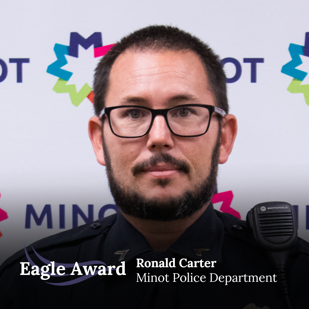 Officer Carter was one of the first officers on the scene of an accident, and his nominator said he quickly assessed the scene and made sure his nominator’s spouse was okay before they could get to her. “He was very informative with the process and showed compassion during a stressful event. He checked on her again in the ER and answered any questions we had about the accident and what the next steps were.” 