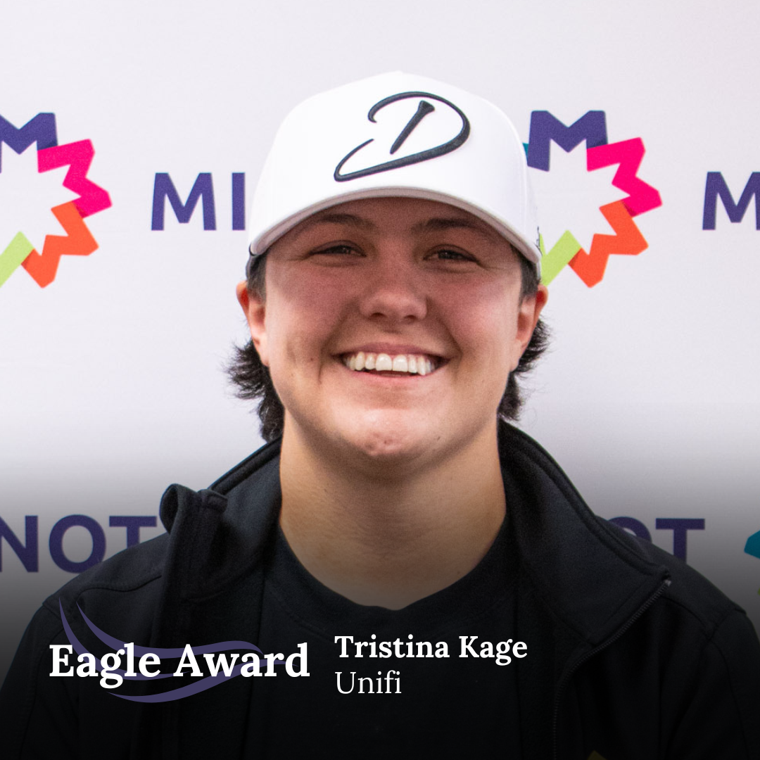 “I took an 86-year-old friend to the Minot Airport to check in at the Delta counter. We were greeted by Tristina and she was so kind and helpful. She took it upon herself to move our friend to the front of the plane so it would be easier for him and she made sure there was a wheelchair ready for him when he got off the plane in Minneapolis. She was great and deserves an Eagle Award.” 