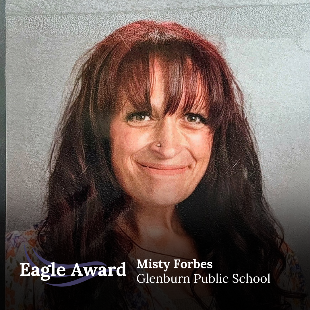 Misty’s nominator raved that Misty helped their daughter conquer her fear of going down the slide on the playground in the way that made the most sense: by literally going down the slide with her. “Misty is always full of energy and smiles every time we see her in the halls and truly seems to love her job.” 