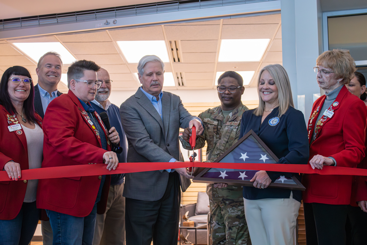 Military Welcome Center at Minot International Airport