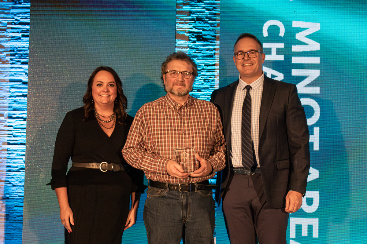 The Impact Award for Outstanding Small Business was presented to Val’s Cyclery.