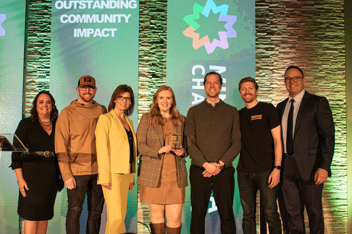 The Impact Award for Outstanding Community Impact was presented to Union Silos Public Art Project.