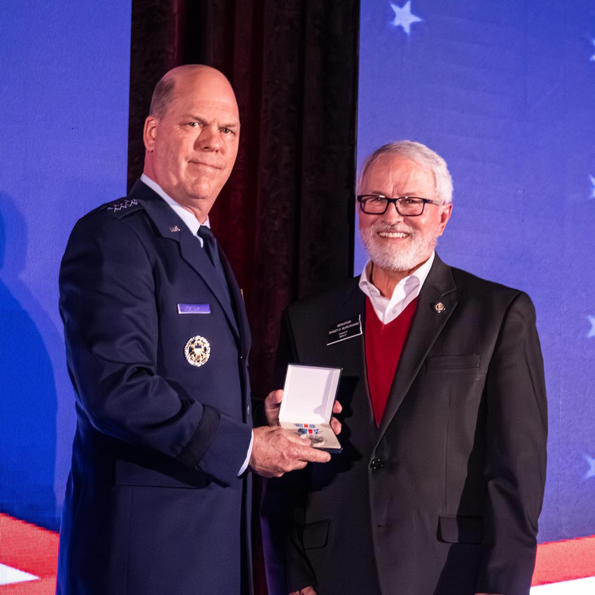 Task Force 21 Member Randy Burckhard Receives Commander's Award for Public Service